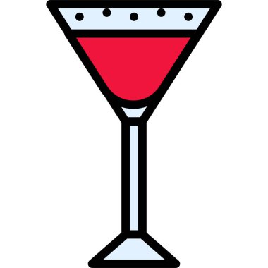 Vampir Öpücüğü Kokteyl ikonu, Alkolik karışık içecek temsili