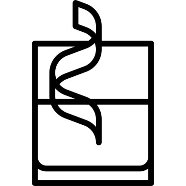 Sazerac Kokteyl ikonu, Alkolik karışık içecek vektör illüstrasyonu