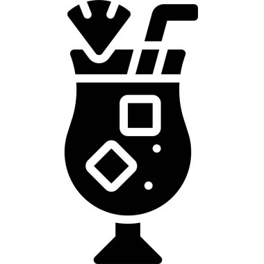 Bluehawaii Kokteyl ikonu, Alkolik karışık içecek temsili