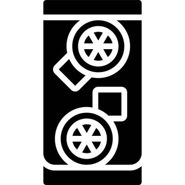 Küba Libre Kokteyl ikonu, Alkolik karışık içecek temsili