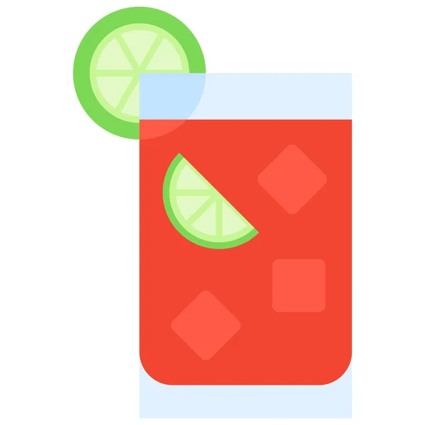 Icono Cóctel Michelada Ilustración Vectores Bebidas Alcohólicas Mixtas — Vector de stock