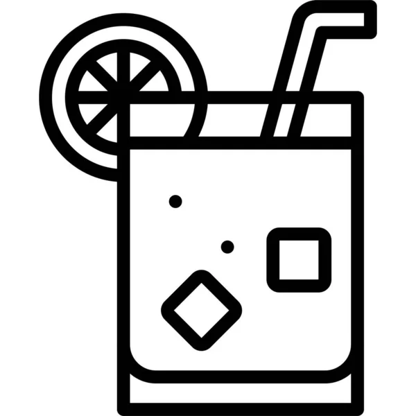 Chilcano Cocktail Icon 일러스트 — 스톡 벡터