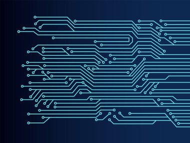Elektronik pano. Yüksek teknoloji dijital veri bağlantı sistemi kavramı. Devre mühendisliği teknolojisi. Bilgisayar elektronik baskılı devre kartı mikro devre tasarımı