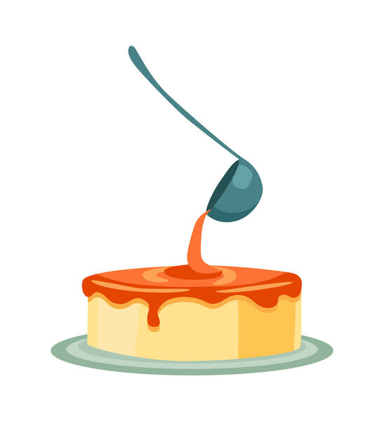 Шаг за шагом торт. Сладкая пекарня или процесс приготовления пищи. Выпечка ингредиент или знак приготовления пищи. Рецепт