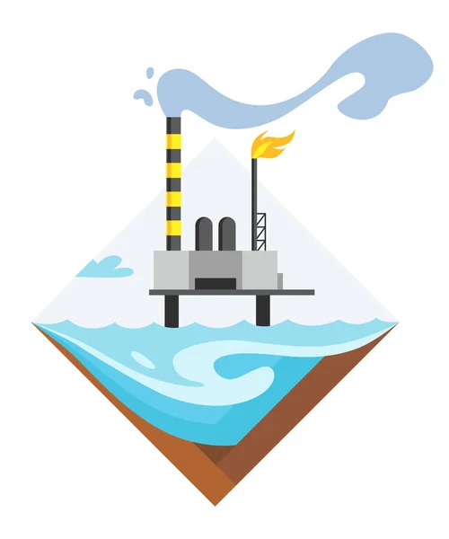 Generation Energy Type Icon Power Station Sign Modern Technology Ecological —  Vetores de Stock