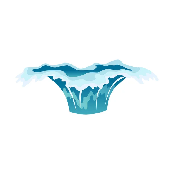 Víz Fröccsenés Animáció Csöpögő Víz Speciális Effektus Lap Tiszta Víz — Stock Vector