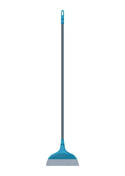 Broom Mop Icon Hygiene Handling Equipment Object Illustration Household Mop - Stok Vektor