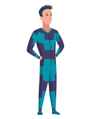 Character pajama. Men dressed in onesie. People wearing jumpsuit or kigurumi. Pajama party, person in costume.