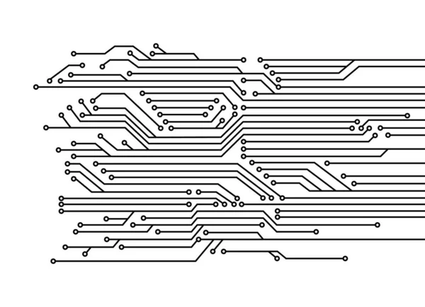 電子基板 ハイテクデジタルデータ接続システムの概念 回路工学技術 コンピュータ電子プリント基板マイクロ回路設計 — ストックベクタ