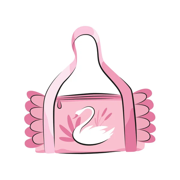 Ballet Accessorie Part Pink Ballet Dress Vector Hand Drawn Sketch — ストックベクタ