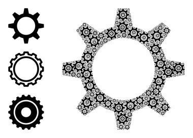 Özyinelemeli Çarklı Simge Mozaiği