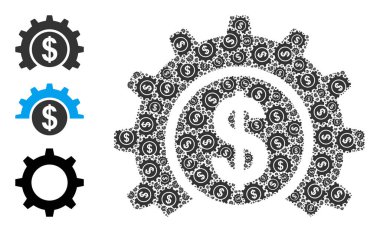 Fractal Bank Industry Icon Self Mozaiği