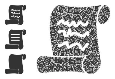 Özyineleme Yazı Sayfası Yuvarlama Simgesi Özdeşleşmesi