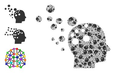Fraktal Hayal gücü Simgesi Benlik Mozaiği