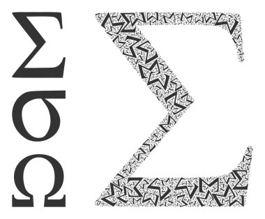 Özyinelemeli Sigma Yunan Harf Simgesi Bileşimi