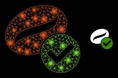 Parlak Web Ağı Geçerli Parlak Benekli Kahve Simgesi