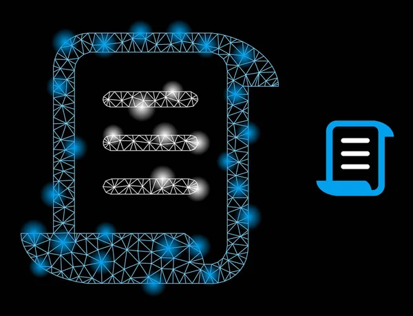 Açık Noktalı Parlak Web Ağı Sayfa Kaydırma Simgesi