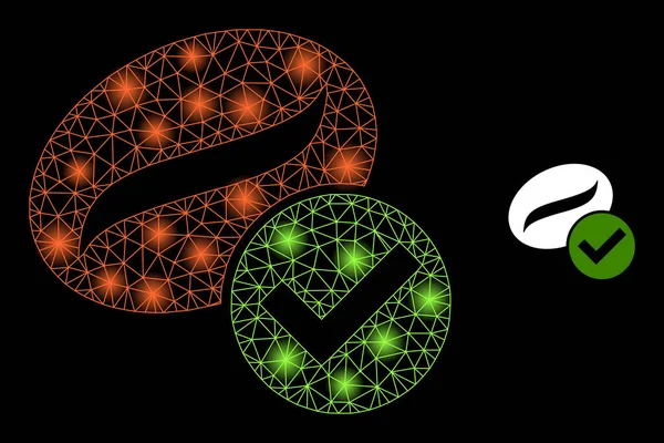 Parlak Web Ağı Geçerli Parlak Benekli Kahve Simgesi