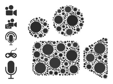 Sinema Simgesi - Bulaşıcı Mozaik ve Ek Simgeler