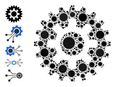 Cogwheel Simgesi - Viral Kolaj ve Diğer Simgeler
