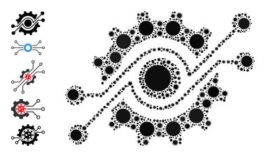 Gear Elektronik Bileşen Simgesi - Bacilla Bileşimi ve Ek Simgeler