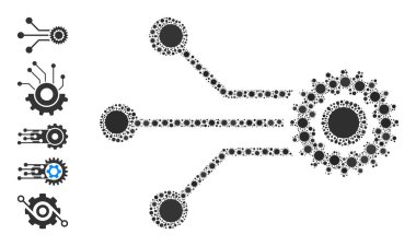 Mikro Mekanik Simgesi - Virüs Bileşimi ve Daha Fazla Simge