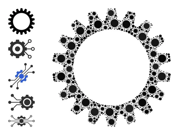 Cogwheel Icon - заразный состав и другие иконки — стоковый вектор
