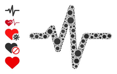 Pulse Simgesi - Covid Bileşimi ve Benzer Simgeler