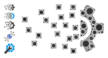 Sentez Dişli Simgesi - Bulaşıcı Kolaj ve Benzer Simgeler