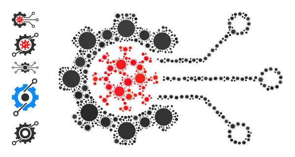 Virüs Mühendisliği Simgesi - Virüs Mozaiği ve Bonus Simgeleri