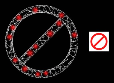 Parlak Net Parıltı ile Izgara Simgesini Durdur