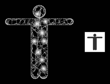 Parlak Yumurtadan Çıkan Hoş Geldiniz Işık Noktalı Izgara Simgesi