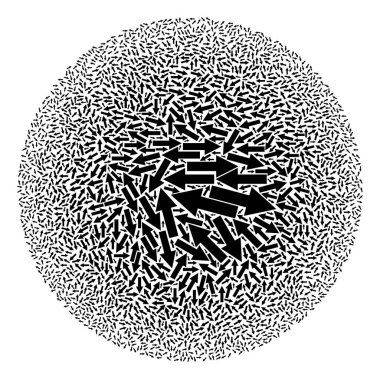 Ok Simgesi Küresel Mozaiği