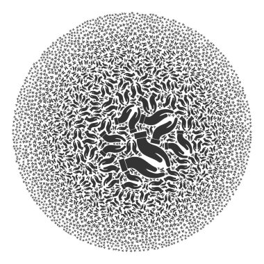 Dua Eden Eller Simge Kümesi Kolajı