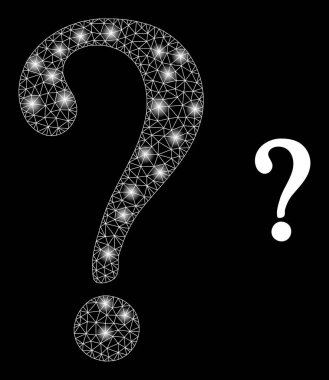 Bilinmeyen Simge - Işıklekeli Çokgen Ağ