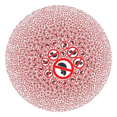 Özel Araba Simgesi Küre Kolajını Durdur