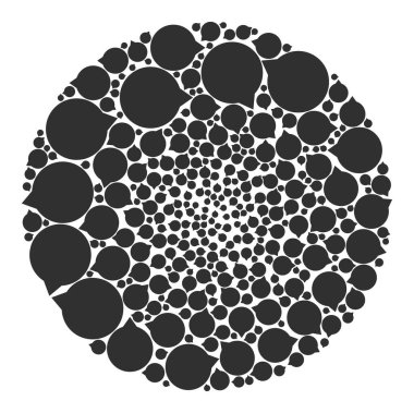 Sancak Simgesi Yuvarlak Küre Kolajı