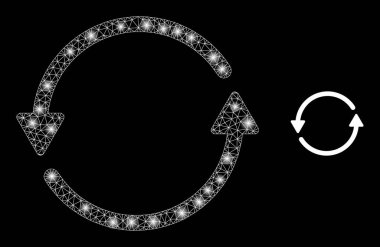 Okların Simgesini Güncelle - Parlak Noktalar ile Kabuk Ağı