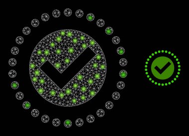 Gerçek Alan Simgesi - Parlak Benekli Kabuk Ağı