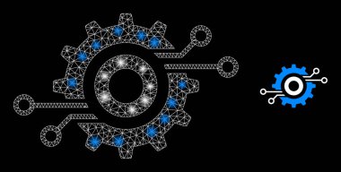 Nanobot Devre Tekerleği Simgesi - Takımyıldız Düğümleriyle Kabuk Örnekleri