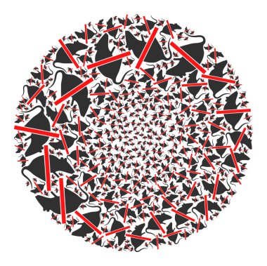 Fare Simgesi Yuvarlak Küre Mozaiği Yok