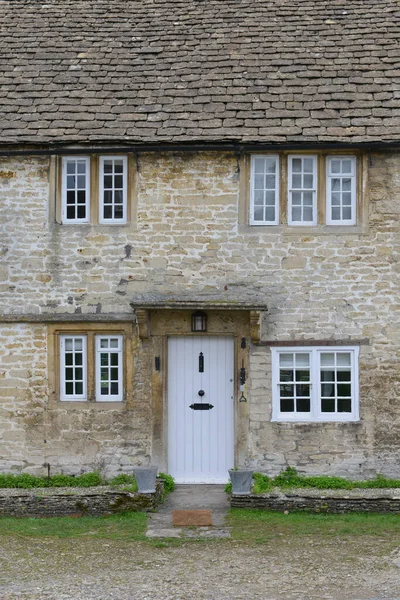 Porte Entrée Une Belle Vieille Maison Anglaise — Photo