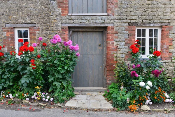 Haustür Eines Schönen Alten Englischen Hauses — Stockfoto