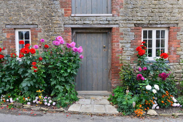 Front Door of a Beautiful Old English House