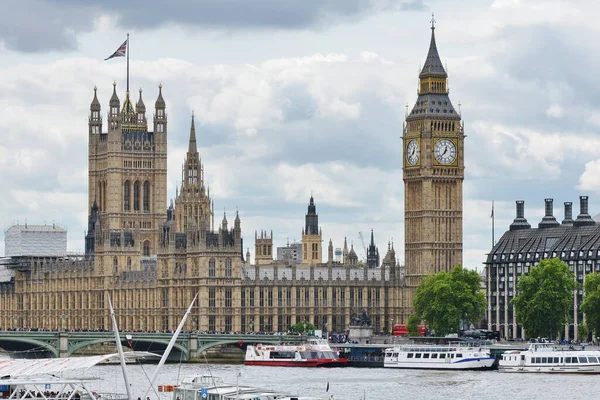 London May 2015 View Big Ben Houses Parliament Historic Palace — Stock Photo, Image