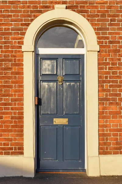 Ytterdörren Till Vacker Gammal London Town House — Stockfoto