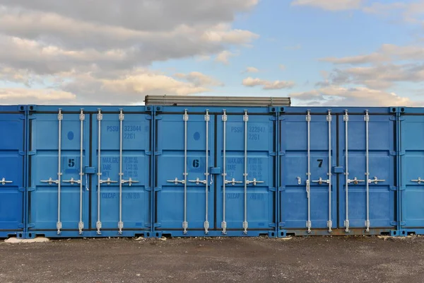 Genel nakliye konteynırlarının görüntüsü