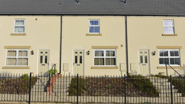 Exterior Beautiful Old House Street English Town — Stock Photo, Image