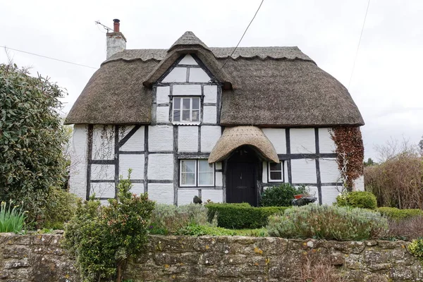 Exterior Beautiful Old House Street English Town — Stock Photo, Image