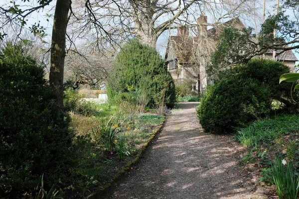 Scenic View Path Park — Stock Photo, Image